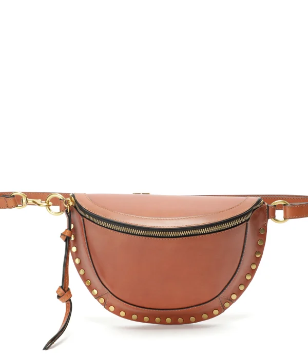 magasin en ligne france ISABEL MARANT Sac Banane Skano Cuir Cognac 1