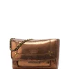 marque moins cher JEROME DREYFUSS Sac Lulu S Cuir Lamé Bronze 31