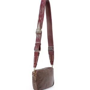 Meilleur Prix CLARIS VIROT Sac Charly Python Chocolat Endek Bordeaux 10