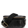 meilleur cadeau CLARIS VIROT Sac Banane Jules Python Noir 22