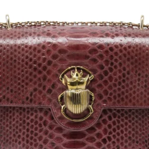 offre spéciale CLARIS VIROT Sac Big Ava Scarabée Python Bordeaux 14