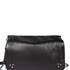 JEROME DREYFUSS Sac Bobi L Cuir Noir Silver soldes 17