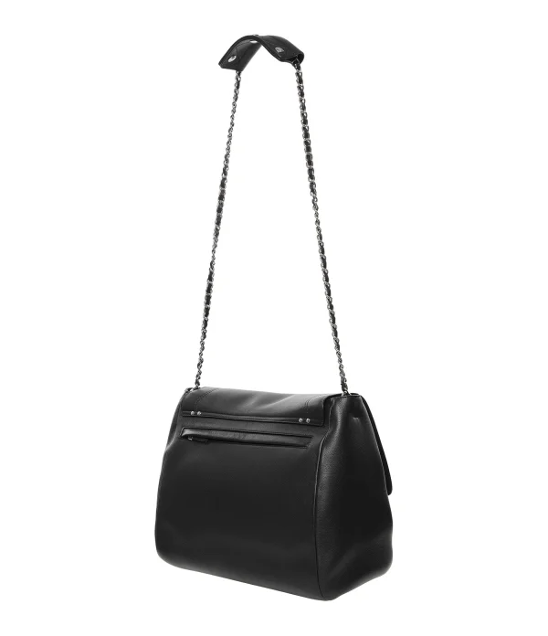 JEROME DREYFUSS Sac Lulu XL Cuir Noir Silver meilleur service 3