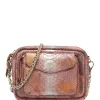 soldes ligne CLARIS VIROT Sac Charly Python Cuivre 20