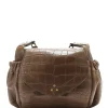 marque pas cher JEROME DREYFUSS Sac Helmut M Cuir Croco Kaki 17