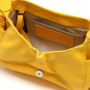 vente à bas prix JEROME DREYFUSS Sac Helmut S Cuir Bubble Jaune Tournesol 12