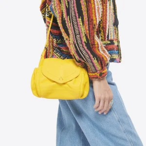 vente à bas prix JEROME DREYFUSS Sac Helmut S Cuir Bubble Jaune Tournesol 16