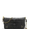 haute qualité JEROME DREYFUSS Sac Bobi S Cuir Python Noir 20