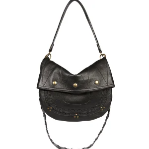 JEROME DREYFUSS Sac Jerry M Cuir Grainé Noir outlet 11