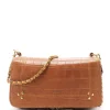 JEROME DREYFUSS Sac Bobi Cuir Croco Whisky magasins pour 17