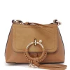 SEE BY CHLOE Sac Joan Mini Double Cuir Caramel marque pas cher en ligne 20