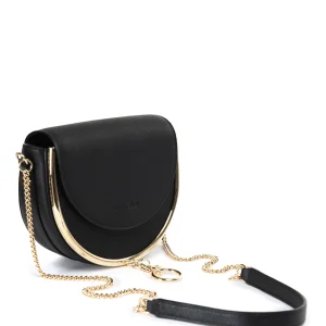 SEE BY CHLOE Sac Mara Cuir Lisse Noir Satisfait ou Remboursé 11