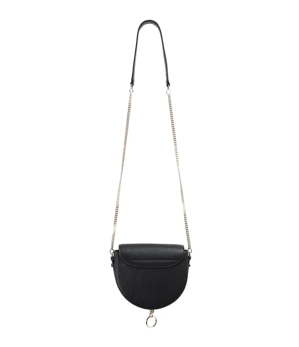 SEE BY CHLOE Sac Mara Cuir Lisse Noir Satisfait ou Remboursé 4