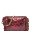 CLARIS VIROT Sac Charly Python Bordeaux Suédé Boutique officielle 25