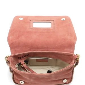 REMISE allant JEROME DREYFUSS Sac Bobi S Cuir Suédé Bois De Rose 12