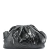 SISTA PARIS Sac Big Uniq Cuir Souple Python Zip Noir soldes ligne 22