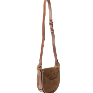 destockage ISABEL MARANT Sac Botsy Cuir Suédé Cognac 10