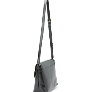 VANESSA BRUNO Sac Crossbody Cuir Craquelé Noir Retour gratuit en magasin. 10