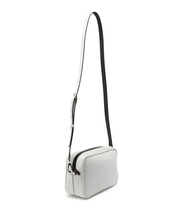 GOLDEN GOOSE Sac Star Cuir Glitter Argenté vente à bas prix 3