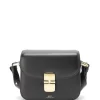 achat A.P.C. Sac Grace Mini Cuir Lisse Noir 20