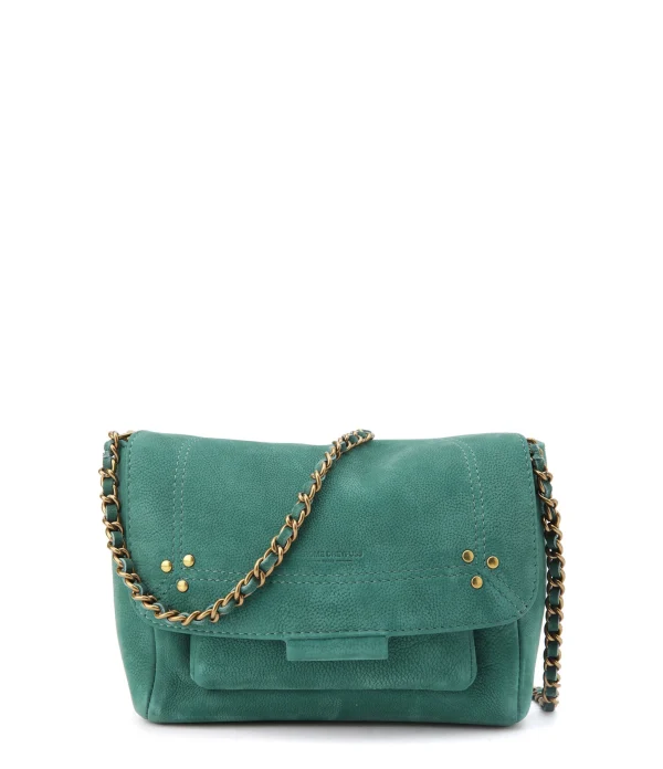 soldes de Noël JEROME DREYFUSS Sac Lulu S Cuir Jade 1