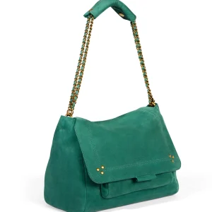 soldes de Noël JEROME DREYFUSS Sac Lulu S Cuir Jade 13