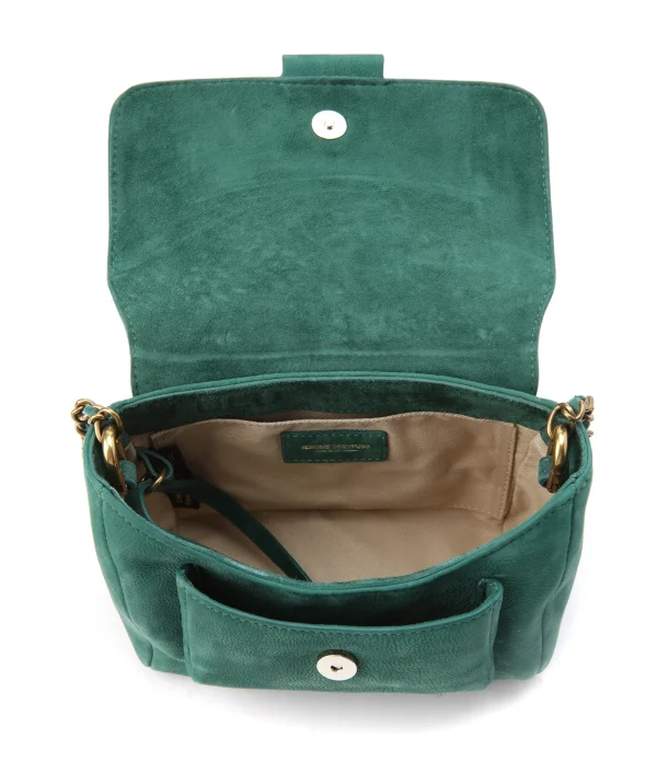 soldes de Noël JEROME DREYFUSS Sac Lulu S Cuir Jade 5