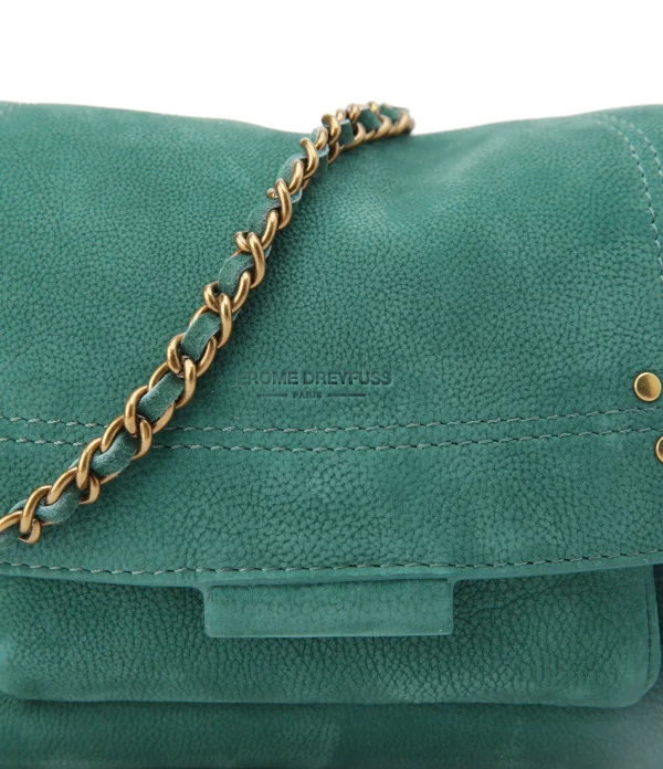 soldes de Noël JEROME DREYFUSS Sac Lulu S Cuir Jade 6