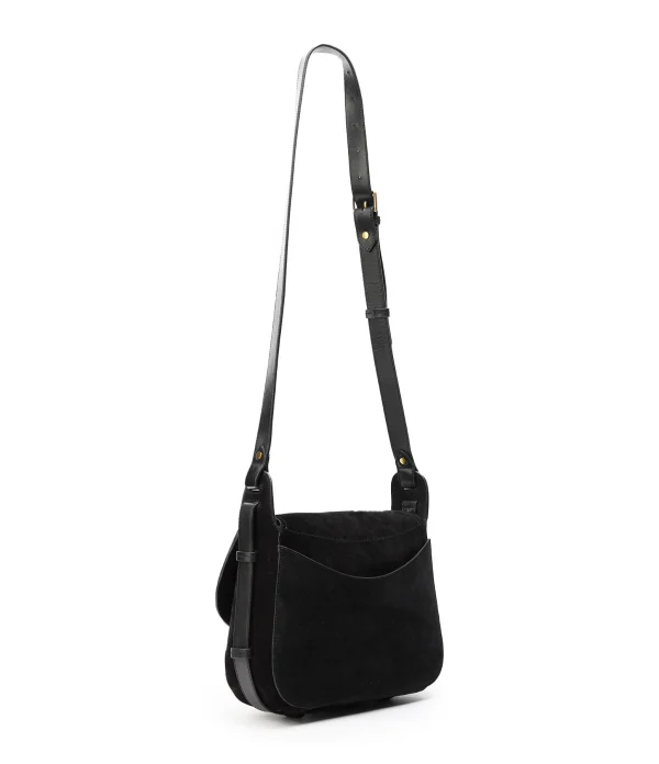 ISABEL MARANT Sac Besace Botsy Cuir Noir garantie de qualité 3