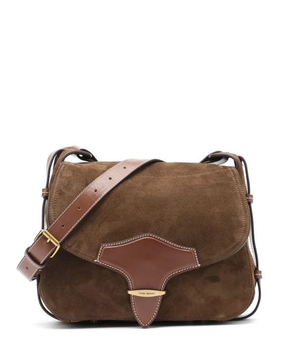 ISABEL MARANT Sac Besace Botsy Cuir Cognac Nouveau 1