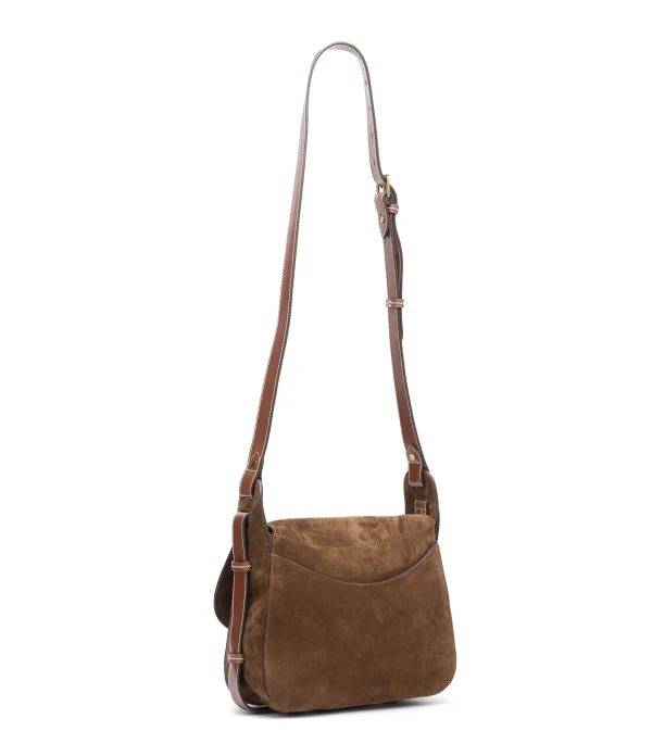 ISABEL MARANT Sac Besace Botsy Cuir Cognac Nouveau 3