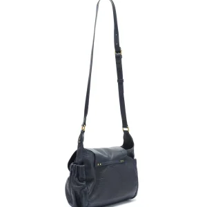 JEROME DREYFUSS Sac Helmut S Cuir Bubble Saphir luxe soldes 10