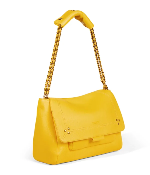 styles dernier cri JEROME DREYFUSS Sac Lulu S Cuir Bubble Jaune Tournesol 4