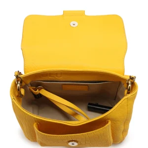 styles dernier cri JEROME DREYFUSS Sac Lulu S Cuir Bubble Jaune Tournesol 15