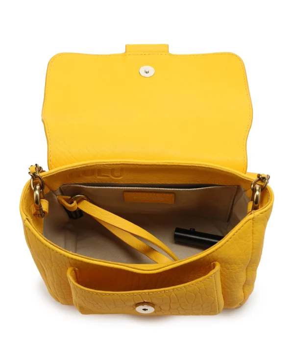 styles dernier cri JEROME DREYFUSS Sac Lulu S Cuir Bubble Jaune Tournesol 5