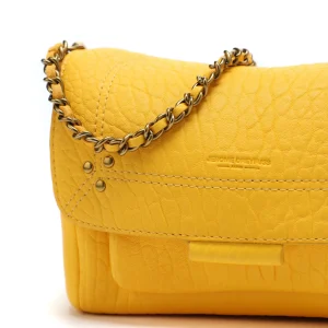 styles dernier cri JEROME DREYFUSS Sac Lulu S Cuir Bubble Jaune Tournesol 17