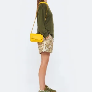 styles dernier cri JEROME DREYFUSS Sac Lulu S Cuir Bubble Jaune Tournesol 21