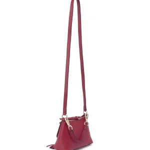 SEE BY CHLOE Sac Joan Mini Double Cuir Ribbon Red exclusivement disponibles 10