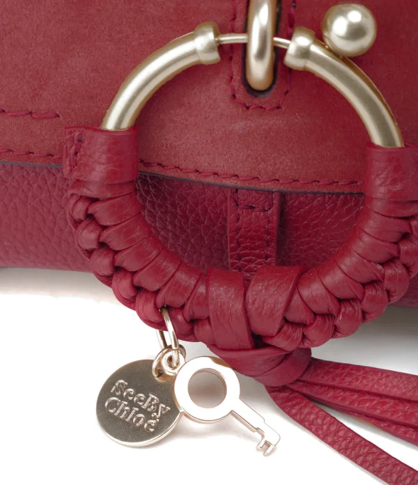 SEE BY CHLOE Sac Joan Mini Double Cuir Ribbon Red exclusivement disponibles 4