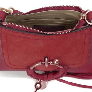 SEE BY CHLOE Sac Joan Mini Double Cuir Ribbon Red exclusivement disponibles 14