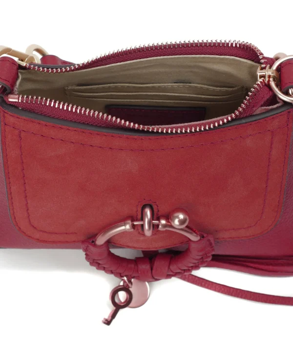 SEE BY CHLOE Sac Joan Mini Double Cuir Ribbon Red exclusivement disponibles 5