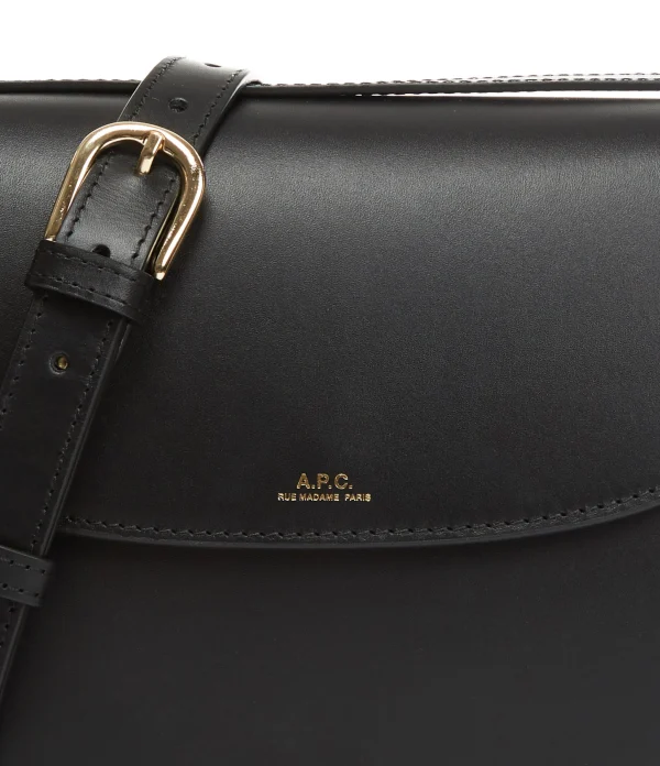 A.P.C. Sac Genève Mini Cuir Lisse Noir Nouvelle Collection 5