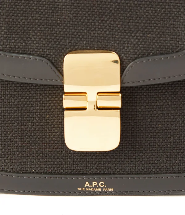 marque moins cher A.P.C. Sac Grace Mini Cuir Noir 4