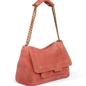 JEROME DREYFUSS Sac Lulu S Cuir Bois De Rose authentiques 13