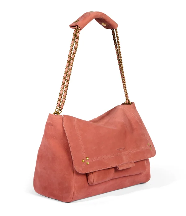 JEROME DREYFUSS Sac Lulu S Cuir Bois De Rose authentiques 4