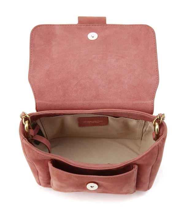 JEROME DREYFUSS Sac Lulu S Cuir Bois De Rose authentiques 5