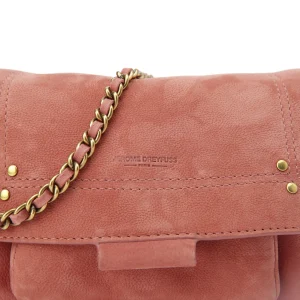 JEROME DREYFUSS Sac Lulu S Cuir Bois De Rose authentiques 17