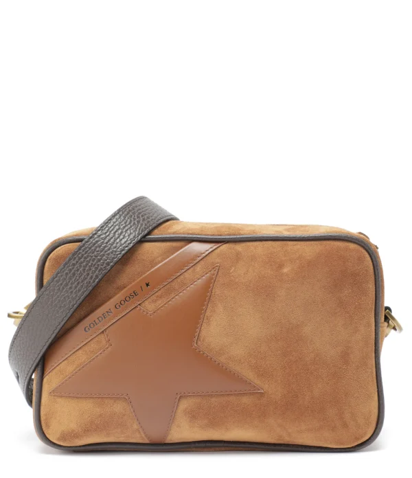 Réductions GOLDEN GOOSE Sac Star Cuir Suédé Tabac 1