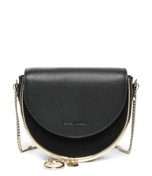 shopping pas cher SEE BY CHLOE Sac Mara Double Cuir Noir 1