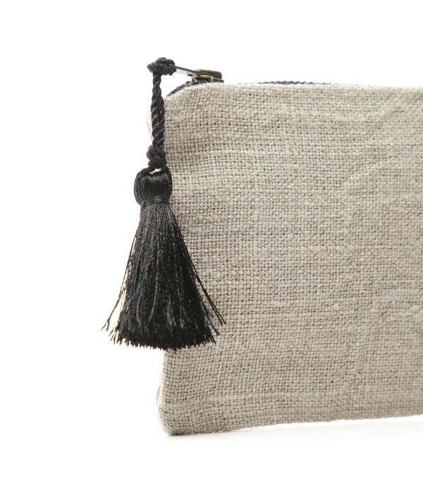 marque moins cher HAOMY Pochette Mansa Naturel 4